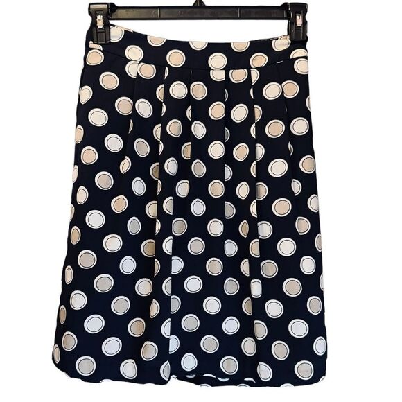Banana Republic. Women’s Blue Pleated Circle Fit and Flare Skirt. Size 0. - Picture 1 of 11